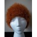 Hand knitted fuzzy and soft beanie/hat  terracotta  eb-96456067